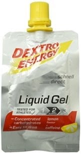Dextro Energy Flüssiges kohlenhydratreiches Konzentrat-Gel mit Koffein für Ausdauer- & Leistungs-Sportler - leicht trinkbar / 6 Beutel (6 x 60ml)