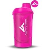 Frauen Protein Shaker 800 ml Pink Deluxe - ORIGINAL AMITYUNION