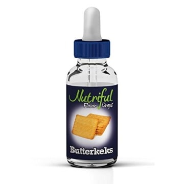 Geschmackskonzentrat Butterkeks, Nutriful Flavor Drops 30ml, 0kcal - 1