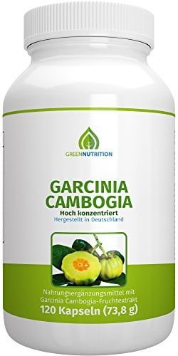 Green Nutrition - Garcinia Cambogia, hochdosierte 120 Kapseln