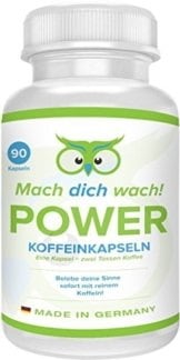 Koffeinkapseln - Mach dich wach! 100% reines Koffein