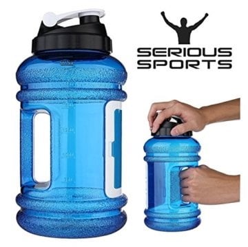 SERIOUS SPORTS Trinkflasche XL mit Aufbewahrungfach 