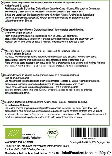Moringa Oleifera Blätter