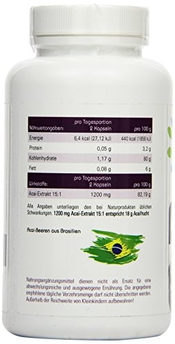 Acai hochdosiert